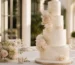 Elegant custom wedding cake in Los Angeles and Orange County